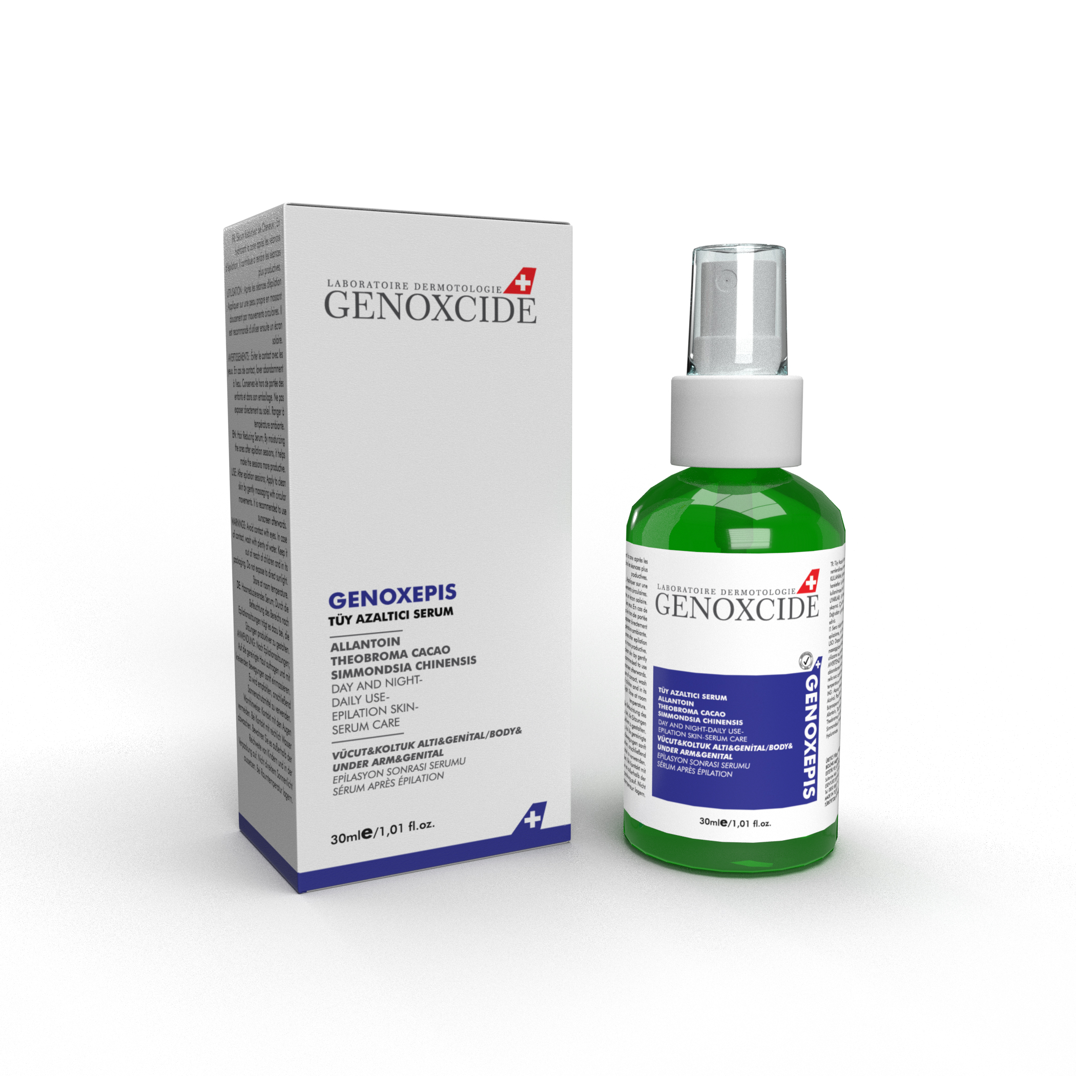 Tüy Azaltıcı Serum 30 ml, www.genoxcide.com